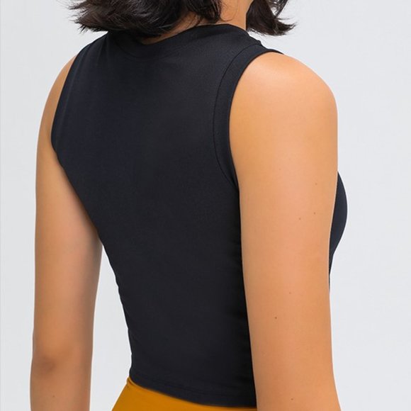 *BRAND NEW* High Neck Crop Tops - Picture 2 of 3